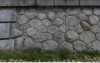 photo texture of wall stones mixed size